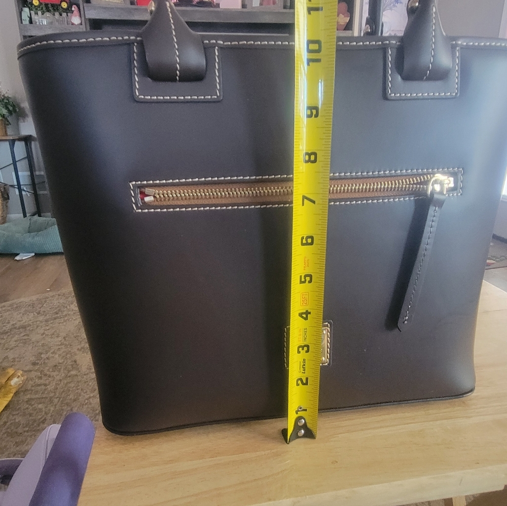 Dooney & Bourke Dark Brown Tote Bag - Picture 12 of 13